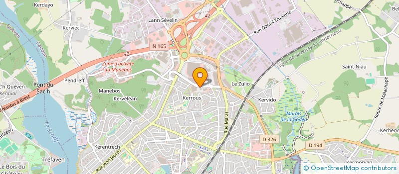 localisation de l'entreprise SCI DE BEAULIEU  LANESTER