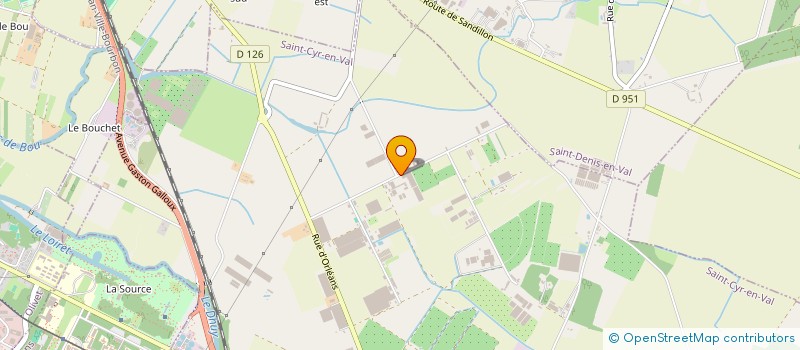 localisation de l'entreprise SCI DE BEAULIEU CORNAY  SAINT-CYR-EN-VAL