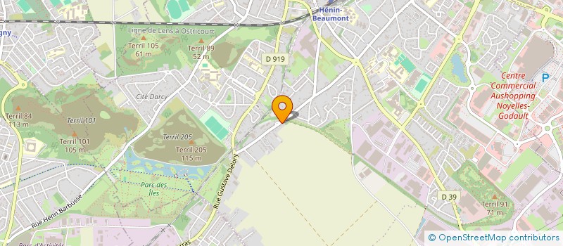 localisation de l'entreprise SCI DE BEAUMONT à HENIN-BEAUMONT