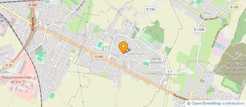 localisation de l'entreprise SCI DE BEAUMONT  GUESNAIN