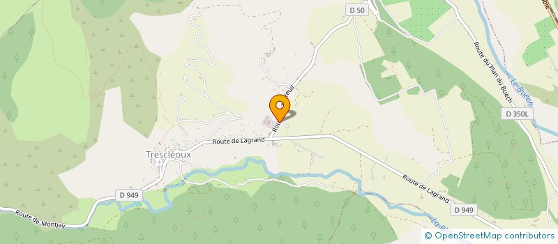 localisation de l'entreprise SCI DE BEAUMONT  TRESCLEOUX