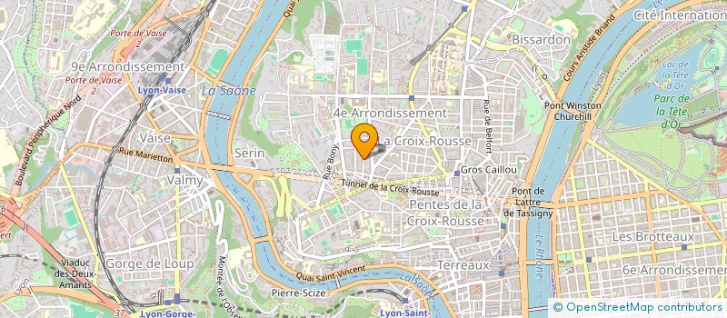 localisation de l'entreprise SCI DE BEAUREGARD  LYON