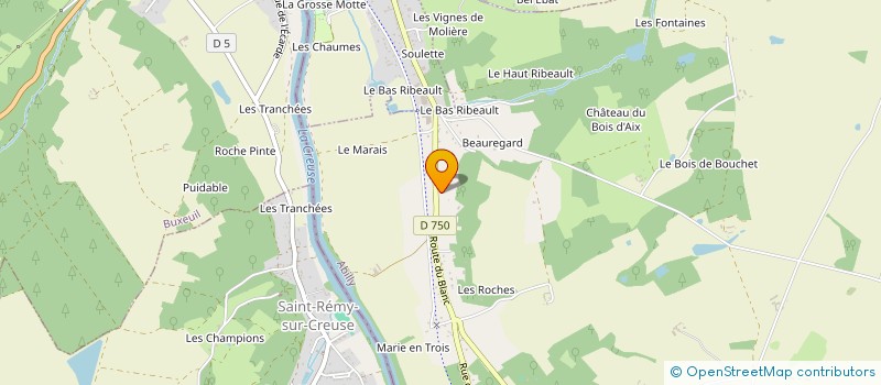 localisation de l'entreprise SCI DE BEAUREGARD  ABILLY