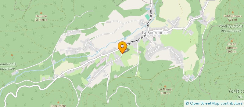 localisation de l'entreprise SCI DE BEAUREGARD  LA BOURGONCE