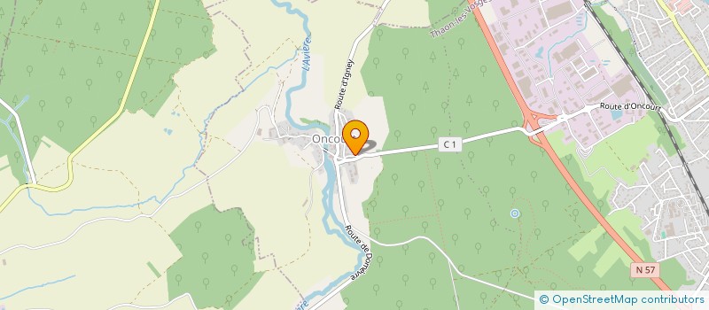 localisation de l'entreprise SCI DE BEAUTNEY  THAON-LES-VOSGES