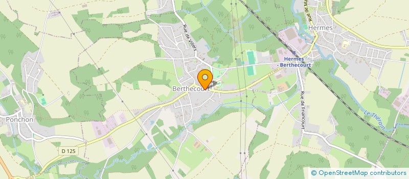 localisation de l'entreprise SCI DE BEAUVAIS BRULET ISM 5 à BERTHECOURT