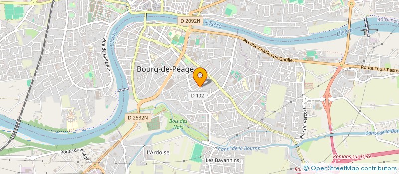 localisation de l'entreprise SCI DE BEAUVALLON  BOURG-DE-PEAGE