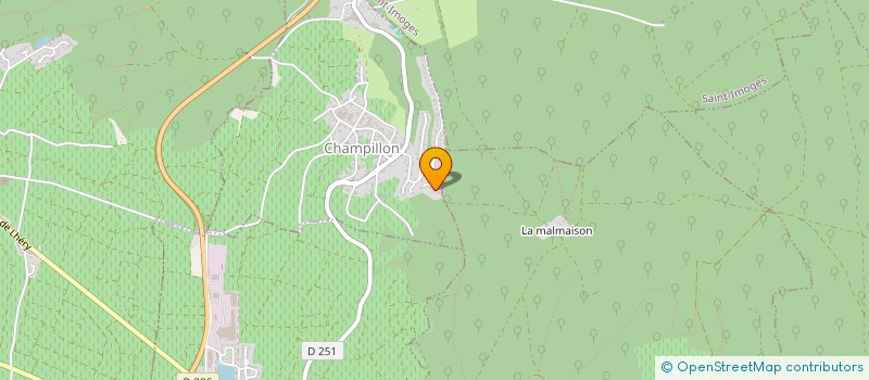 localisation de l'entreprise SCI DE BEL AIR  CHAMPILLON