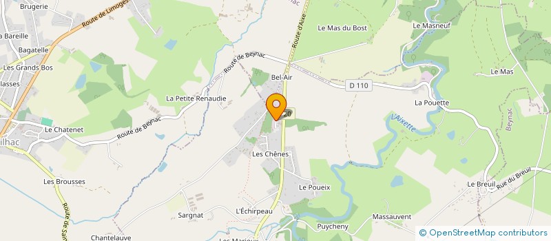 localisation de l'entreprise SCI DE BEL AIR  SAINT-MARTIN-LE-VIEUX