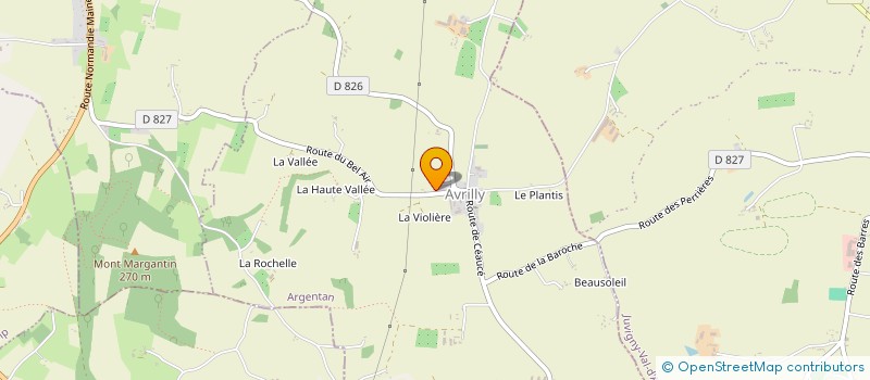 localisation de l'entreprise SCI DE BEL AIR à DOMFRONT-EN-POIRAIE