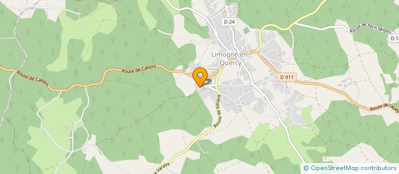 localisation de l'entreprise SCI DE BEL OM  LIMOGNE-EN-QUERCY