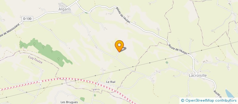 localisation de l'entreprise SCI DE BEL SOLEIL  ALGANS