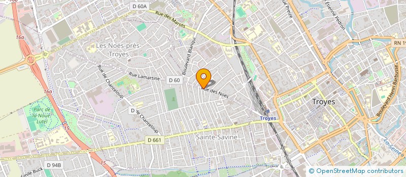 localisation de l'entreprise SCI DE BELGIQUE  SAINTE-SAVINE