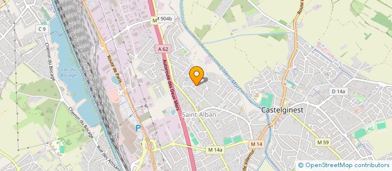 localisation de l'entreprise SCI DE BELLA à TOULOUSE