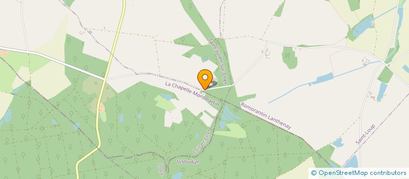 localisation de l'entreprise SCI DE BELLAU  SAINT-JULIEN-SUR-CHER