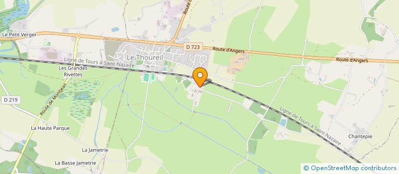 localisation de l'entreprise SCI DE BELLE TOUCHE  LA POSSONNIERE