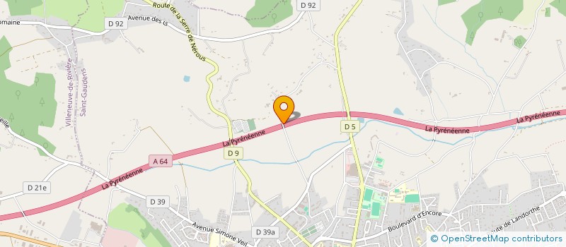 localisation de l'entreprise SCI DE BELLEFONT  SAINT-GAUDENS