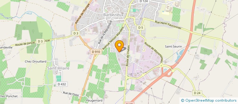 localisation de l'entreprise SCI DE BELLEFONTAINE à SAINT-BONNET