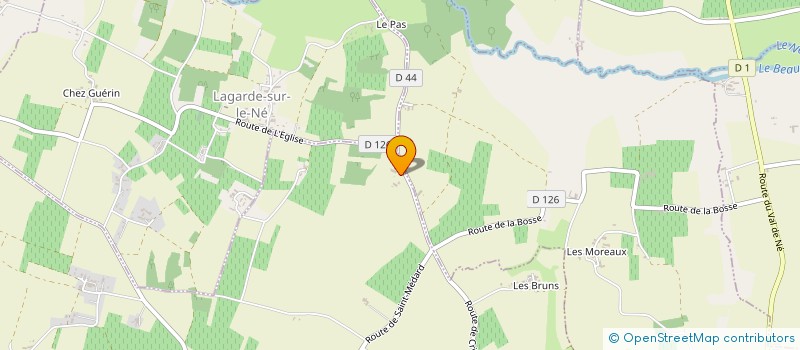 localisation de l'entreprise SCI DE BELLEGARDE à SAINT-PALAIS-DU-NE