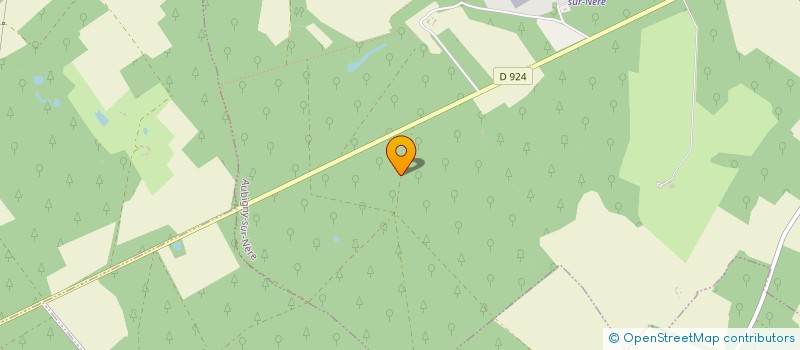 localisation de l'entreprise SCI DE BELLENVILLE  AUBIGNY-SUR-NERE