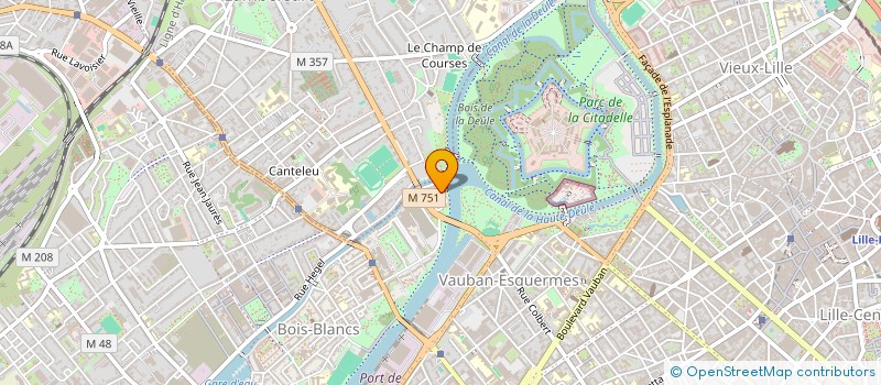 localisation de l'entreprise SCI DE BELLERIVE à LILLE