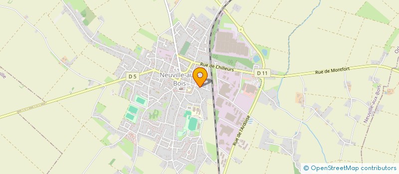 localisation de l'entreprise SCI DE BELLEVILLE à CHILLEURS-AUX-BOIS