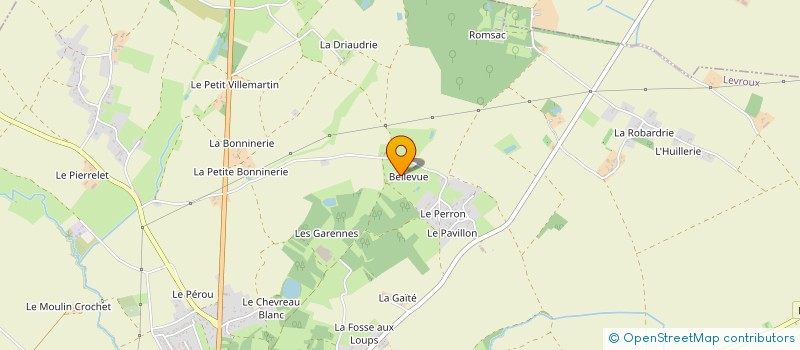 localisation de l'entreprise SCI DE BELLEVUE à LEVROUX