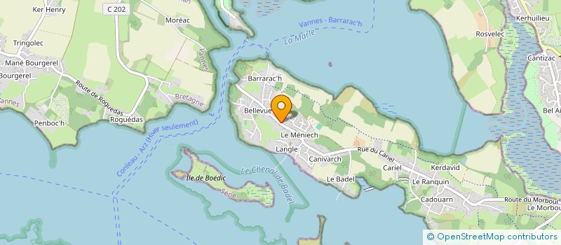 localisation de l'entreprise SCI DE BELLEVUE à SENE