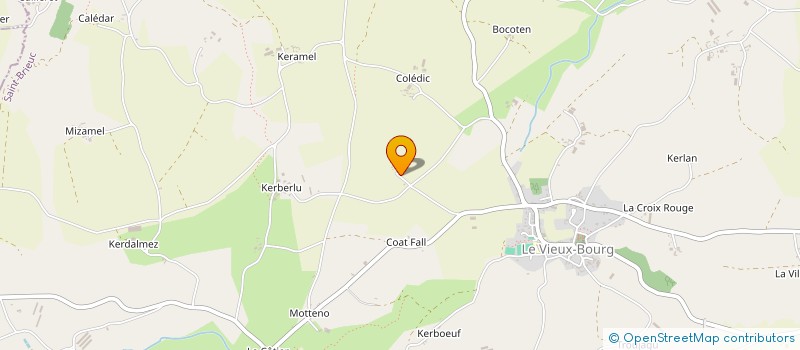 localisation de l'entreprise SCI DE BELLEVUE à LE VIEUX-BOURG