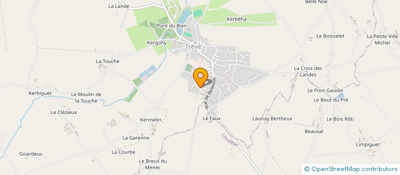 localisation de l'entreprise SCI DE BELLEVUE  TREVE