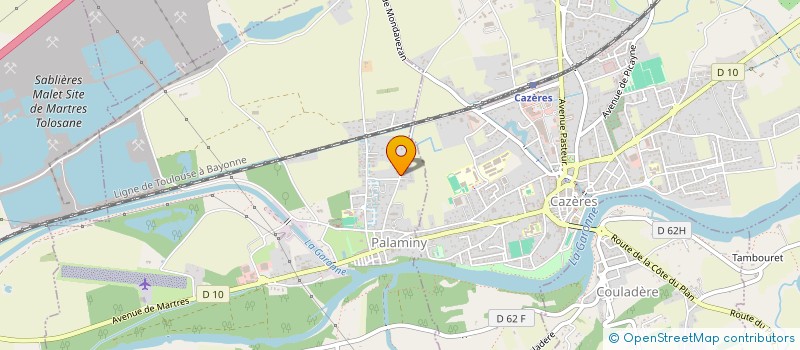 localisation de l'entreprise SCI DE BELLEVUE  PALAMINY