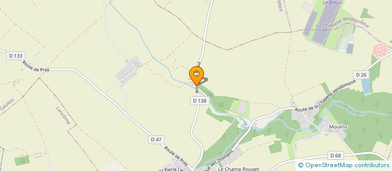 localisation de l'entreprise SCI DE BELLEVUE  LANDES-LE-GAULOIS