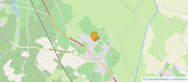 localisation de l'entreprise SCI DE BELLOC  GAILLAN-EN-MEDOC