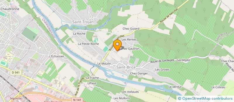 localisation de l'entreprise SCI DE BENIFAUX  SAINT-BRICE