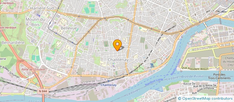 localisation de l'entreprise SCI DE BENIGUET à NANTES