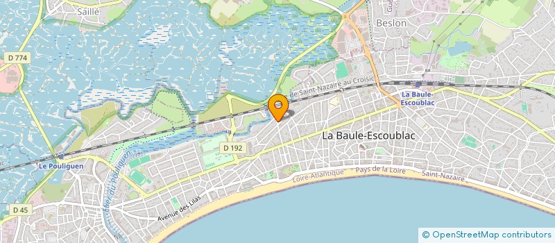 localisation de l'entreprise SCI DE BENINZE à LA BAULE-ESCOUBLAC