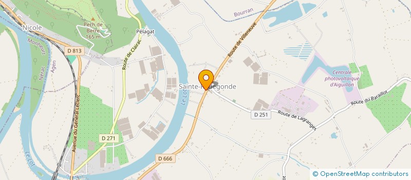 localisation de l'entreprise SCI DE BERNADAS à AIGUILLON
