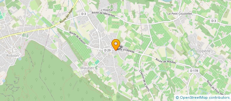 localisation de l'entreprise SCI DE BERNARD  MAUBEC