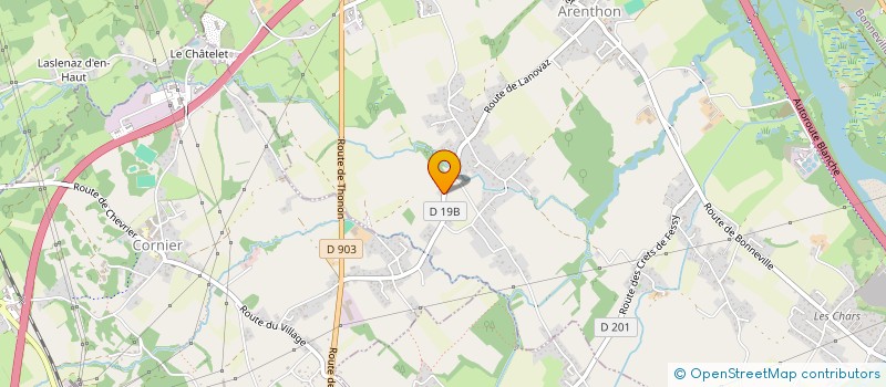 localisation de l'entreprise SCI DE BERNY  ARENTHON