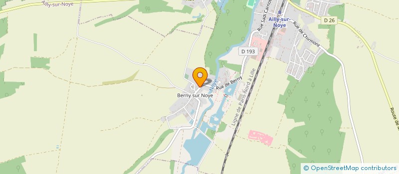 localisation de l'entreprise SCI DE BERNY à AILLY-SUR-NOYE