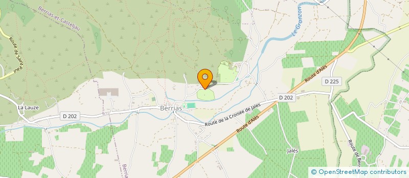 localisation de l'entreprise SCI DE BERRE à BERRIAS-ET-CASTELJAU