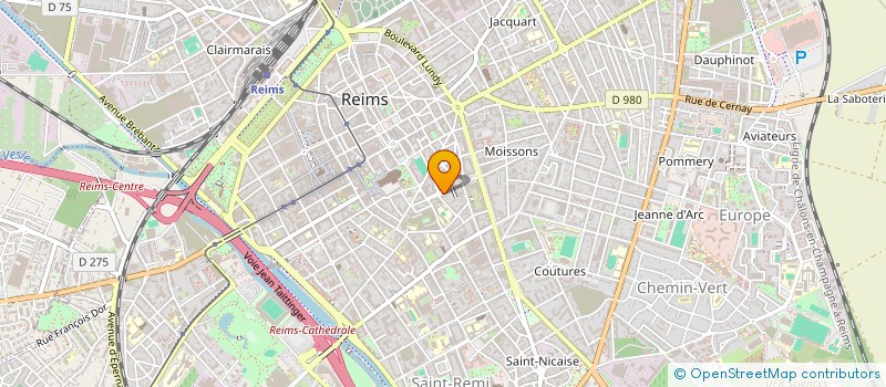 localisation de l'entreprise SCI DE BERRIEUX à REIMS