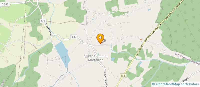 localisation de l'entreprise SCI DE BERTEL  SAINTE-GEMME-MARTAILLAC