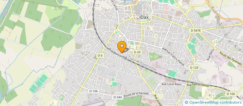 localisation de l'entreprise SCI DE BERTRANOTTE à DAX