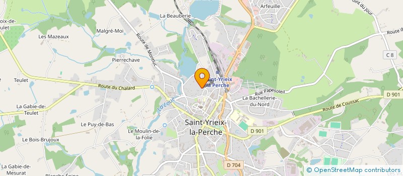localisation de l'entreprise SCI DE BESSOUS à SAINT-YRIEIX-LA-PERCHE