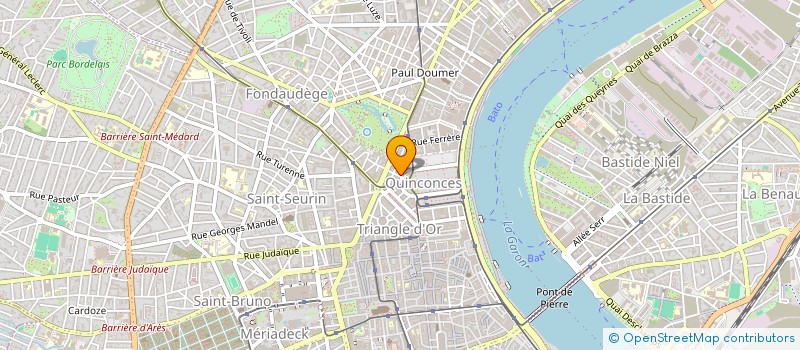 localisation de l'entreprise SCI DE BETHAILHE à BORDEAUX