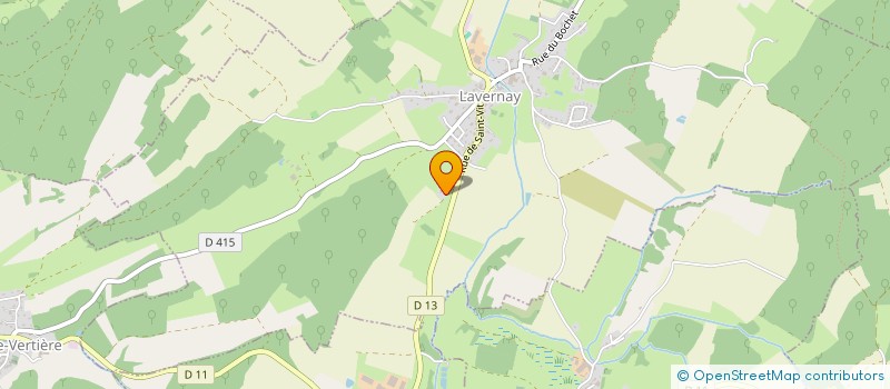 localisation de l'entreprise SCI DE BEVEAU  LAVERNAY