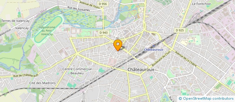localisation de l'entreprise SCI DE BEVEH à CHATEAUROUX