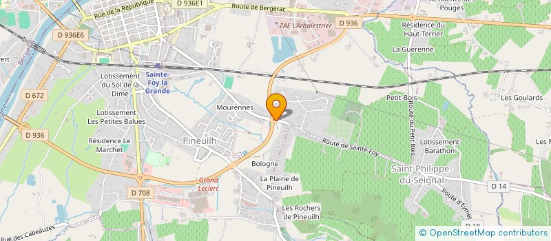 localisation de l'entreprise SCI DE BEYNAT  PINEUILH