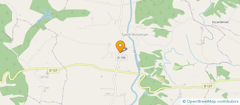 localisation de l'entreprise SCI DE BEYRET  SAINT-ARROMAN